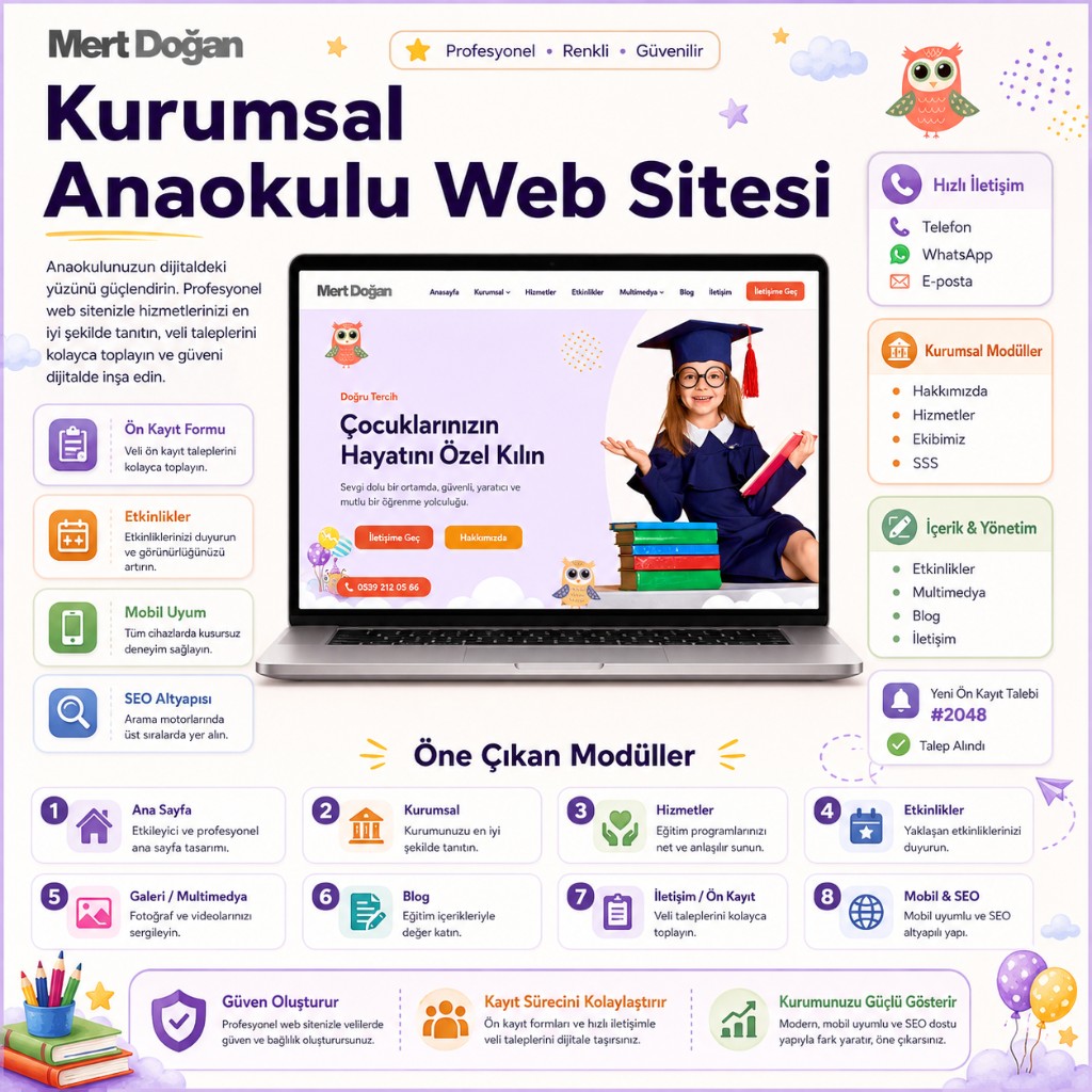 Anaokulu Web Sitesi