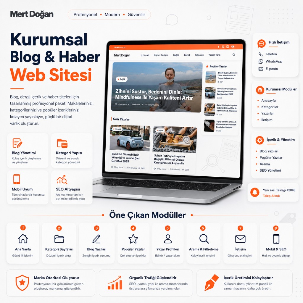 Blog & Haber Sitesi