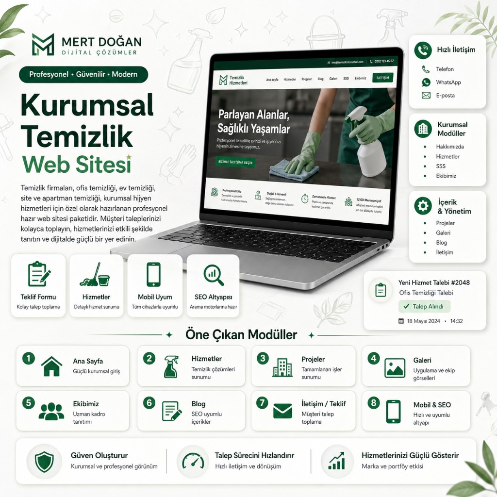 Temizlik Firması Sitesi