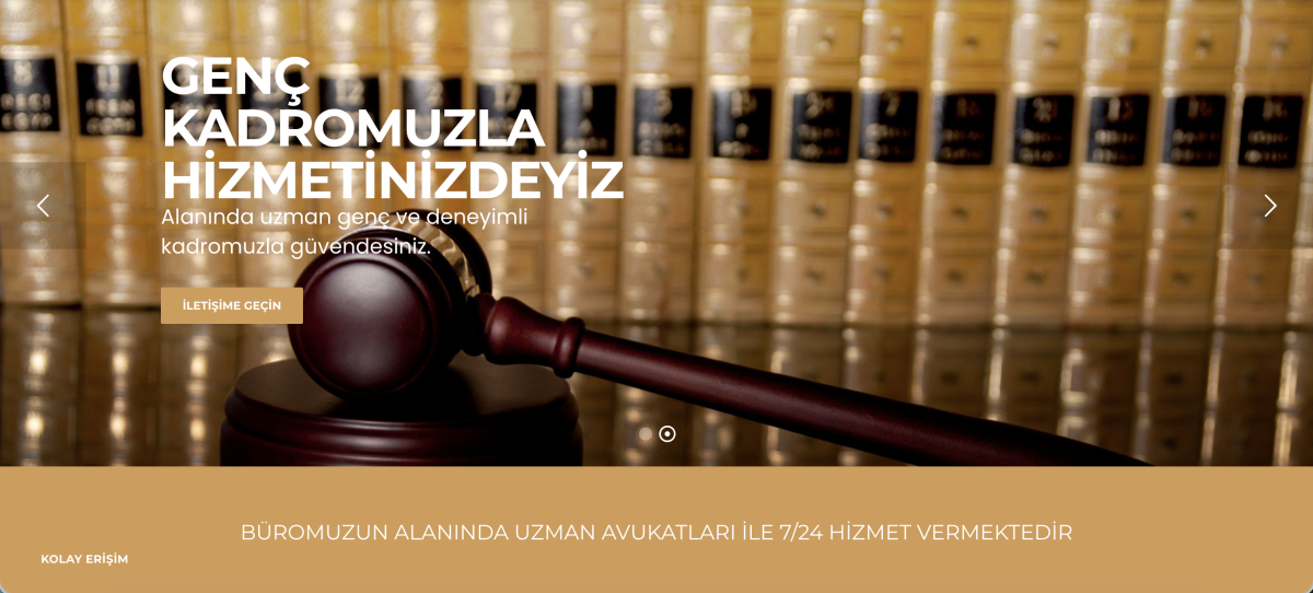 Profesyonel Avukat ve Hukuk Bürosu V3 (Sade ve Randevu Odaklı)