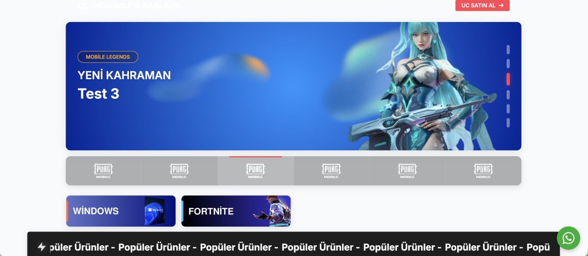 Profesyonel E-Pin (Dijital Ürün) Satış Yazılımı v2