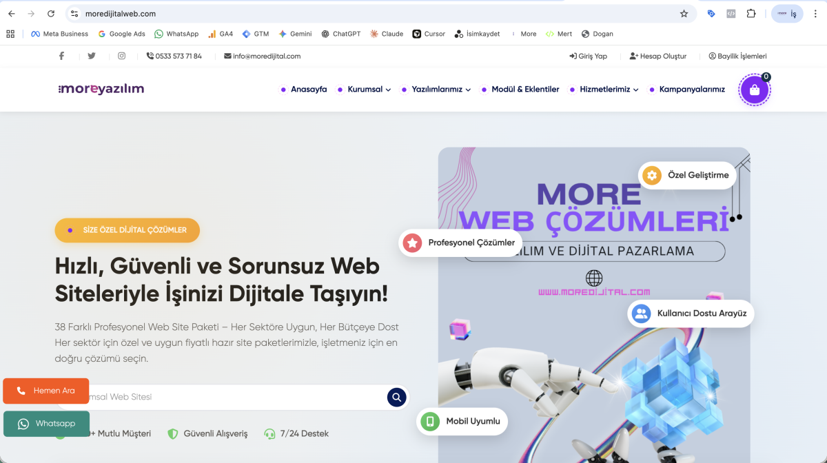 Dijital Ürün ve Yazılım Satış Sitesi